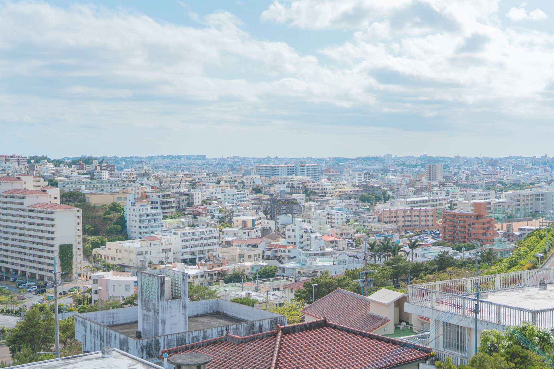 那覇市首里の市街地